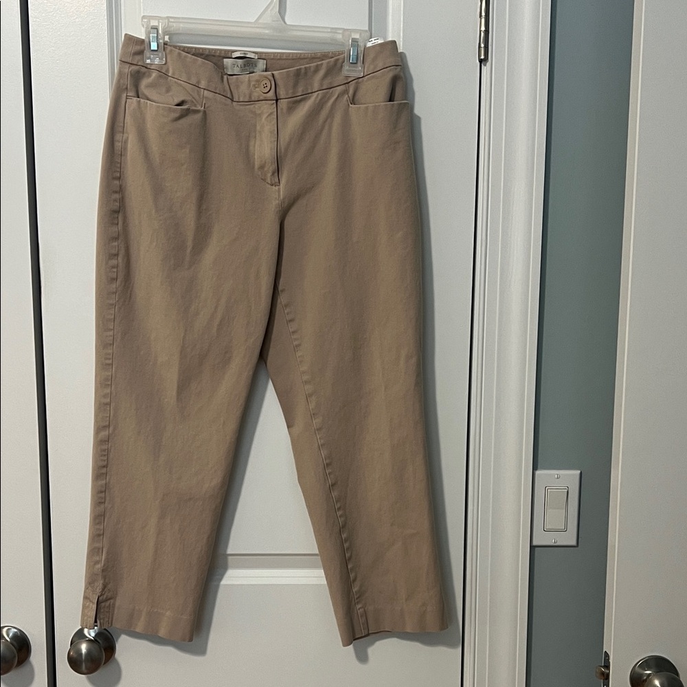Talbots Tan Ankle Pants
